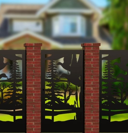 Заборы для дачи - цена | Купить забор для дачи недорого | Установка ...